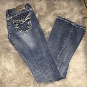 GRACE KIDS BOOTCUT JEANS WITH RHINESTONES